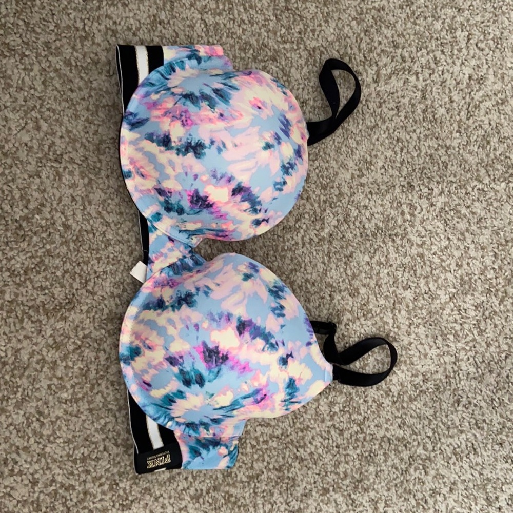 Pink bra